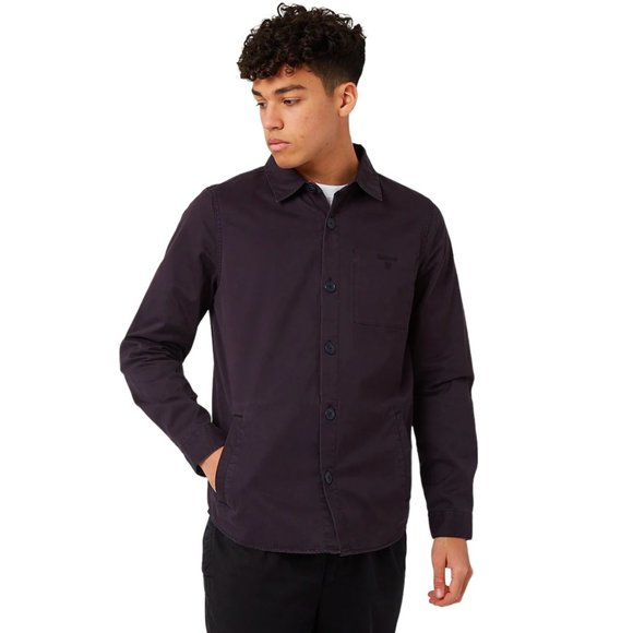 BarbourMen's Dunrobin Overshirt Button Down in Navy